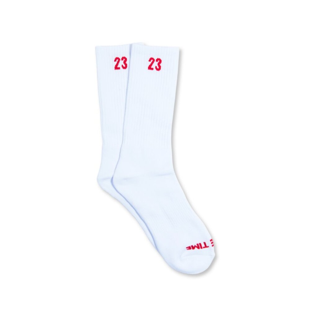 Jordan 23 Socks Chicago Bulls White